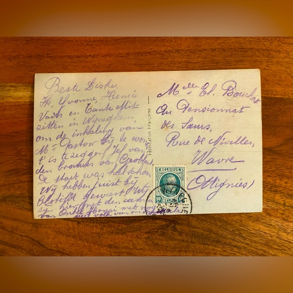 RARE VINTAGE 20th Century Postcard 1920’s Bleuet - Picture 3 of 5